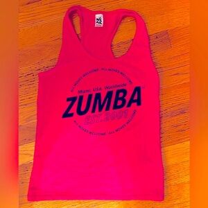 Zumba Fitness Vibrant Pink Workout Tank